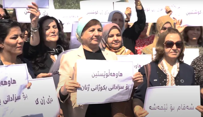 ​​​​​​​Rêxistinên Jinan ên Başûr: Nabe bi ti behaneyan kujerên jinan werin berdan