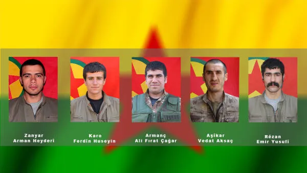 HPGʹê nasnameyên gerîlayên ku li Dola Balîsanê êriş li wan hate kirin, eşkere kirin