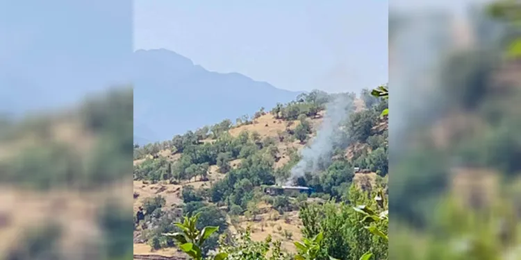 ​​​​​​​Rejîma Îranê careke din bombe li gundekî Çomanê berand