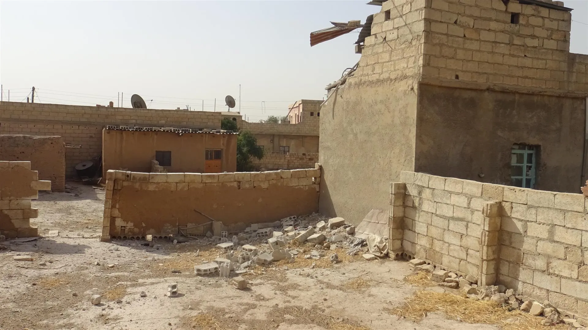 In pictures... the effects of the brutal Turkish bombing on Zarghan district