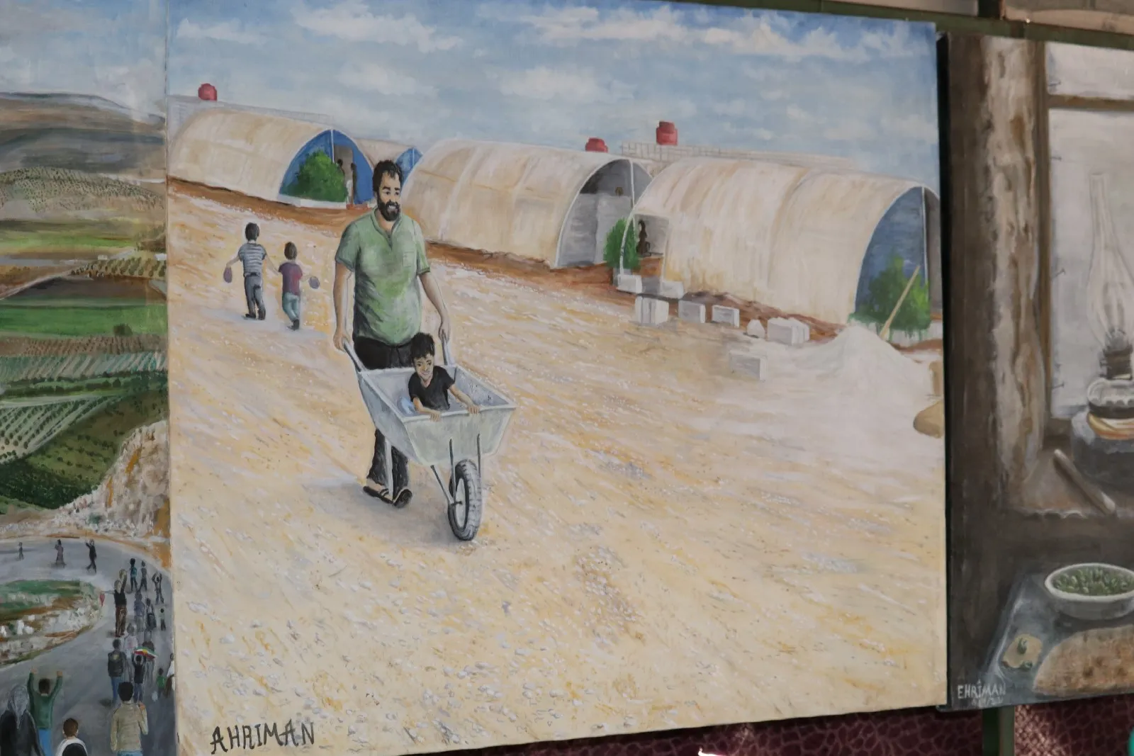 ​​​​​​​Pêşangeha "Efrîn banga me dike..Qêrîna Sûriyê" dest pê kir