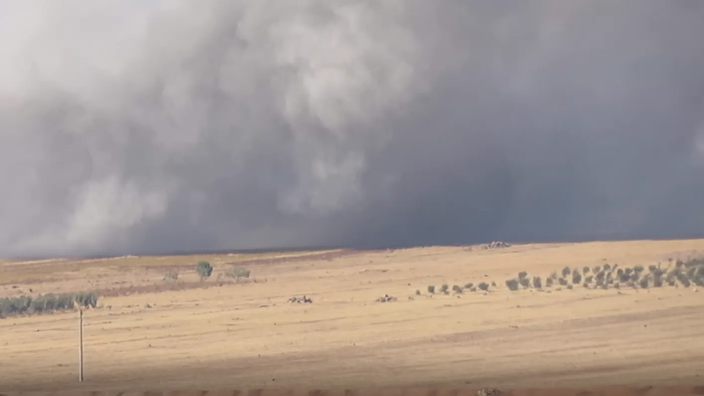 ​​​​​​​Ji ber bombebarana balafirên artêşa Tirk li ser gundê Bêlûniyê zirarên madî çêbûn