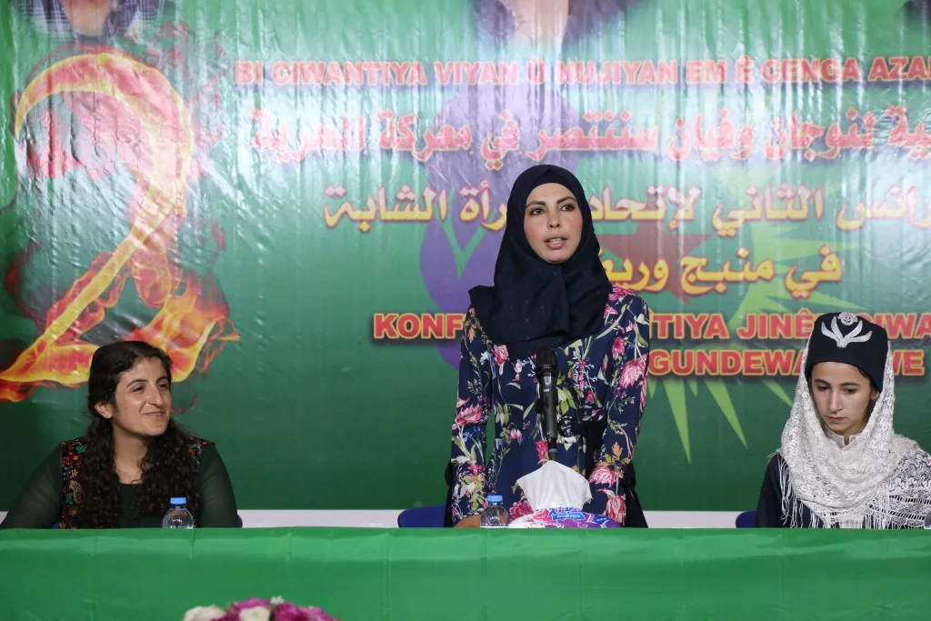 ​​​​​​​Konferansa 2`yemîn a Yekitiya Jinên Ciwan a Minbicê li dar ket