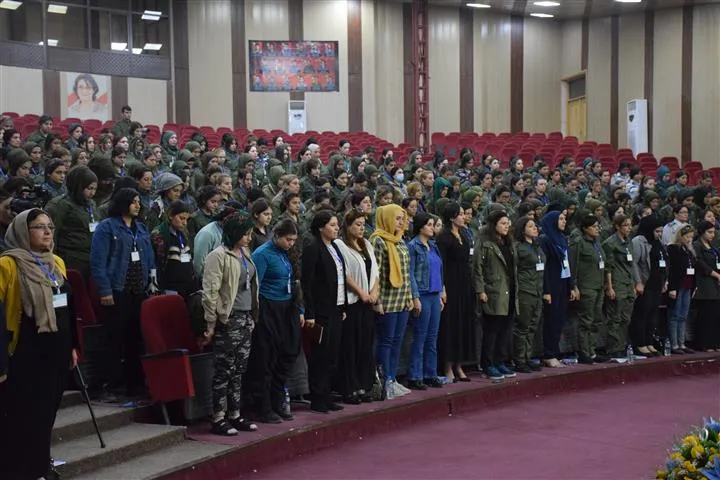 ​​​​​​​Kongreya 3`yemîn a Hêzên Ewlekariya Hundirîn-Jin a Bakur û Rojhilatê Sûriyê dest pê kir