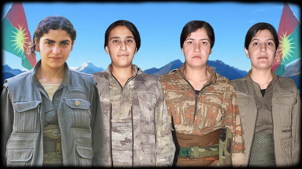 Nasnameyên 4 gerîlayên YJA-Starê yên şehîd hatin eşkerekirin