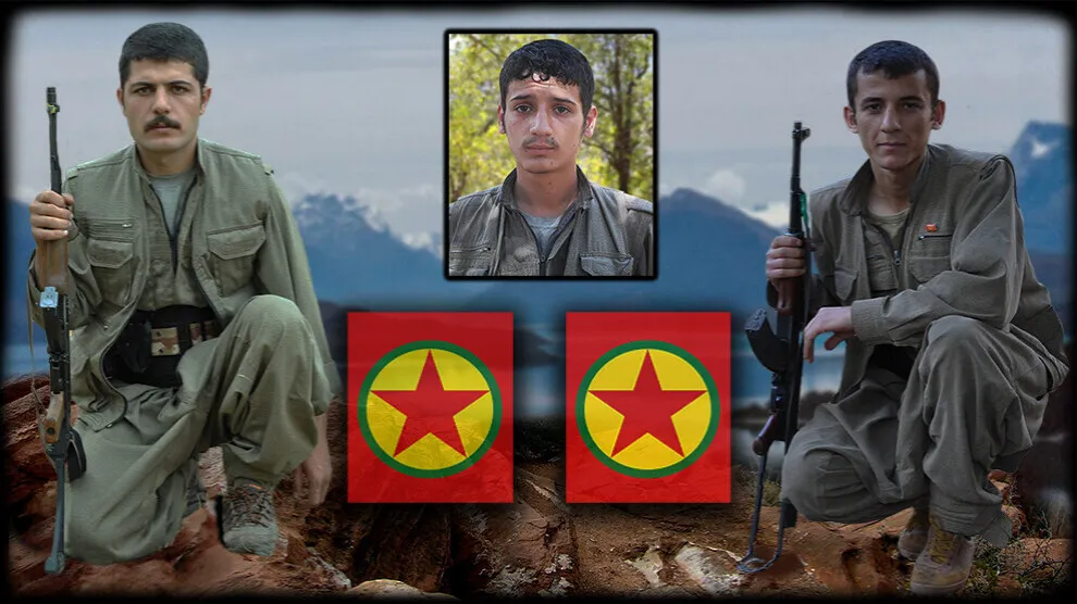HPG′ê nasnameyên 5 şehîdan eşkere kirin