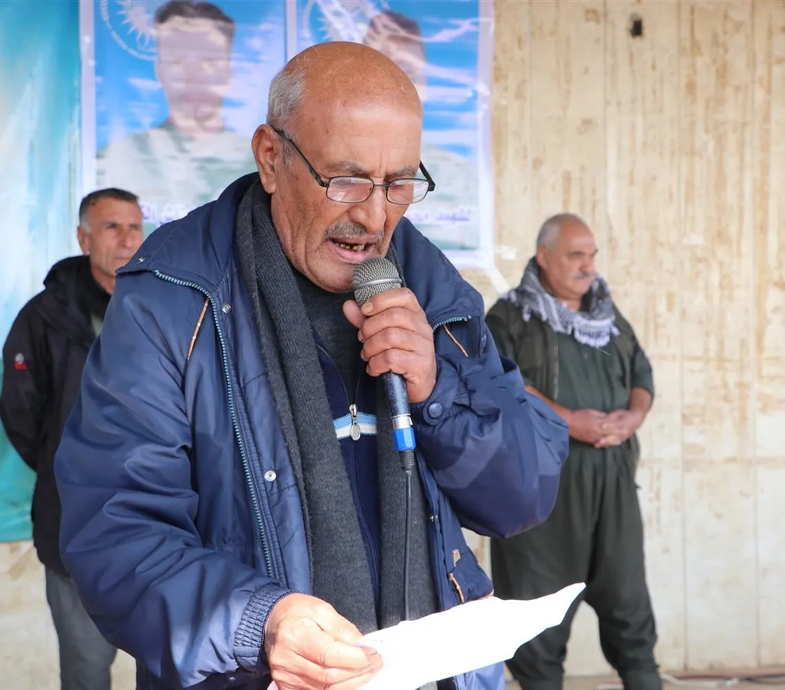 ​​​​​​​Li Hesekê û Şedadê merasîma oxirkirina 6 şehîdan