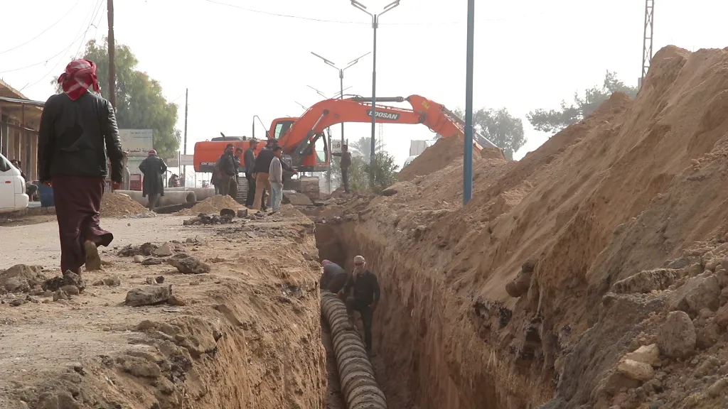 Şaredariya Gel a Şedadê dest bi projeya kanalîzasyonan kir