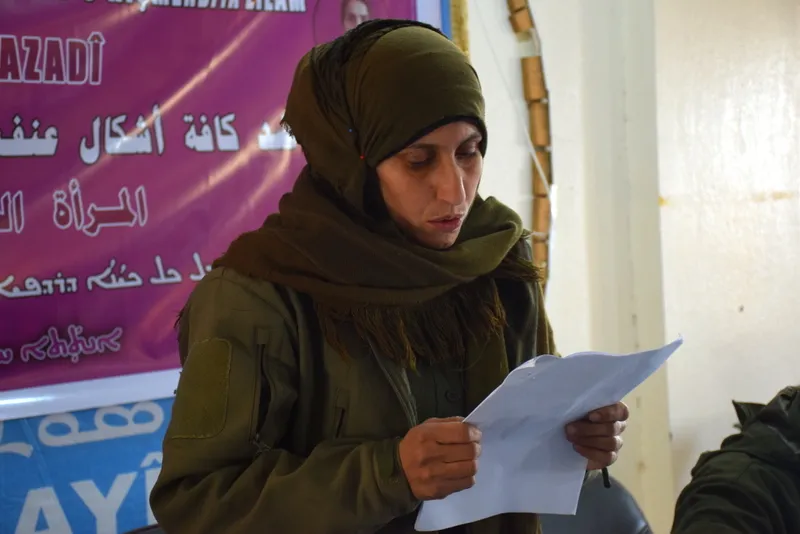 Li Hesekê çalakiyên bi dirûşma "Jin, Jiyan, Azadî"
