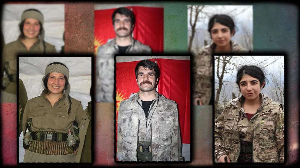 HPG: Adar, Heqî û Eylem milîtanên mînak ên artêşa fedaî ya Apoyî ne