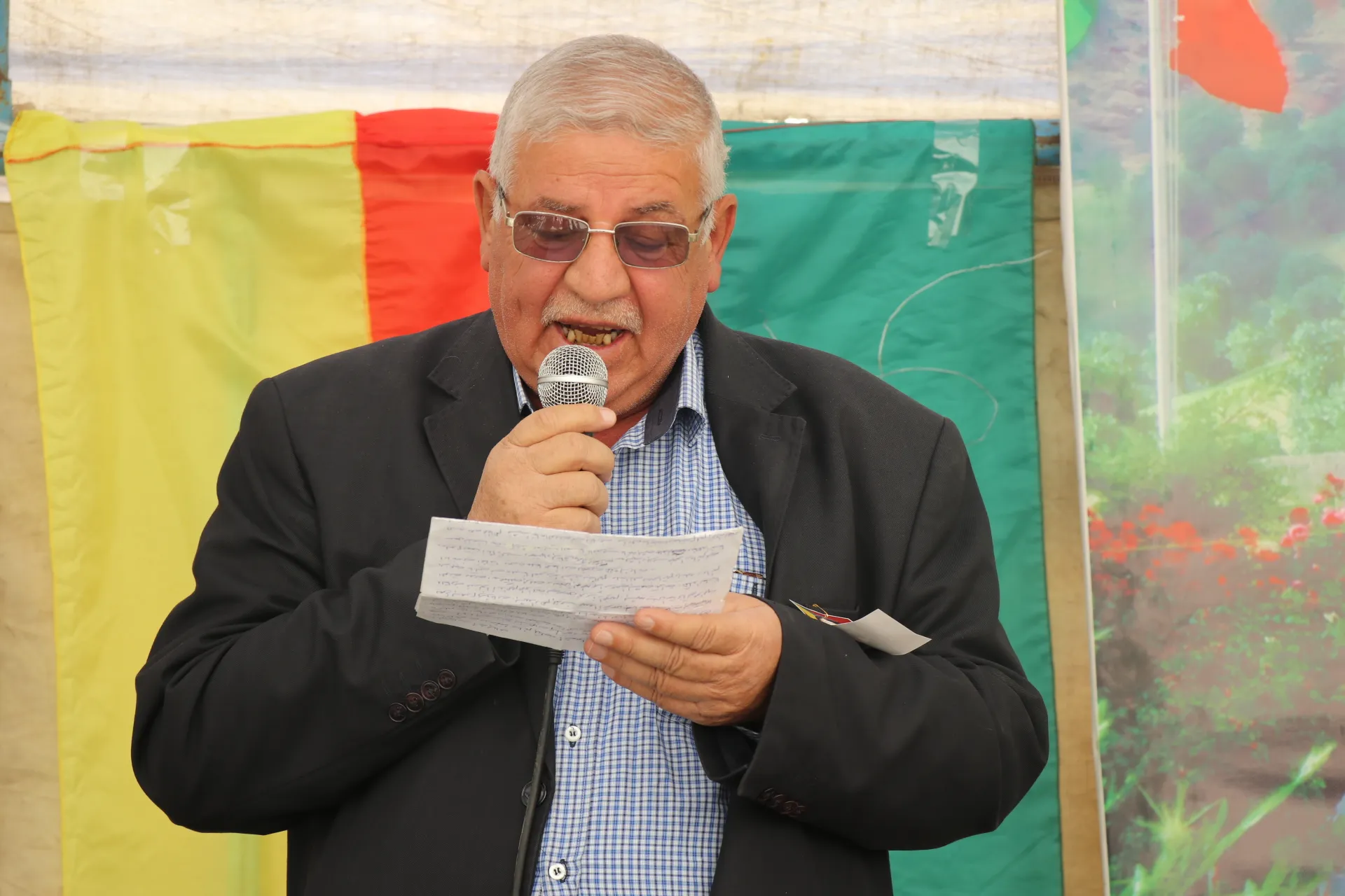 Li Qamişlo, merasîmên xiyabî ji 2 şehîdên gerîla re