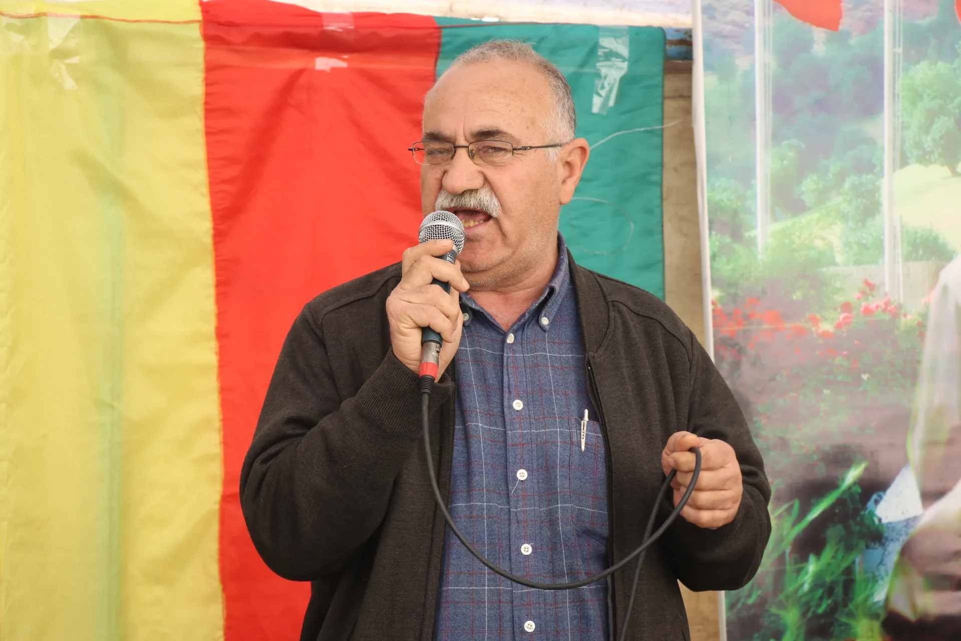 Li Qamişlo, merasîmên xiyabî ji 2 şehîdên gerîla re