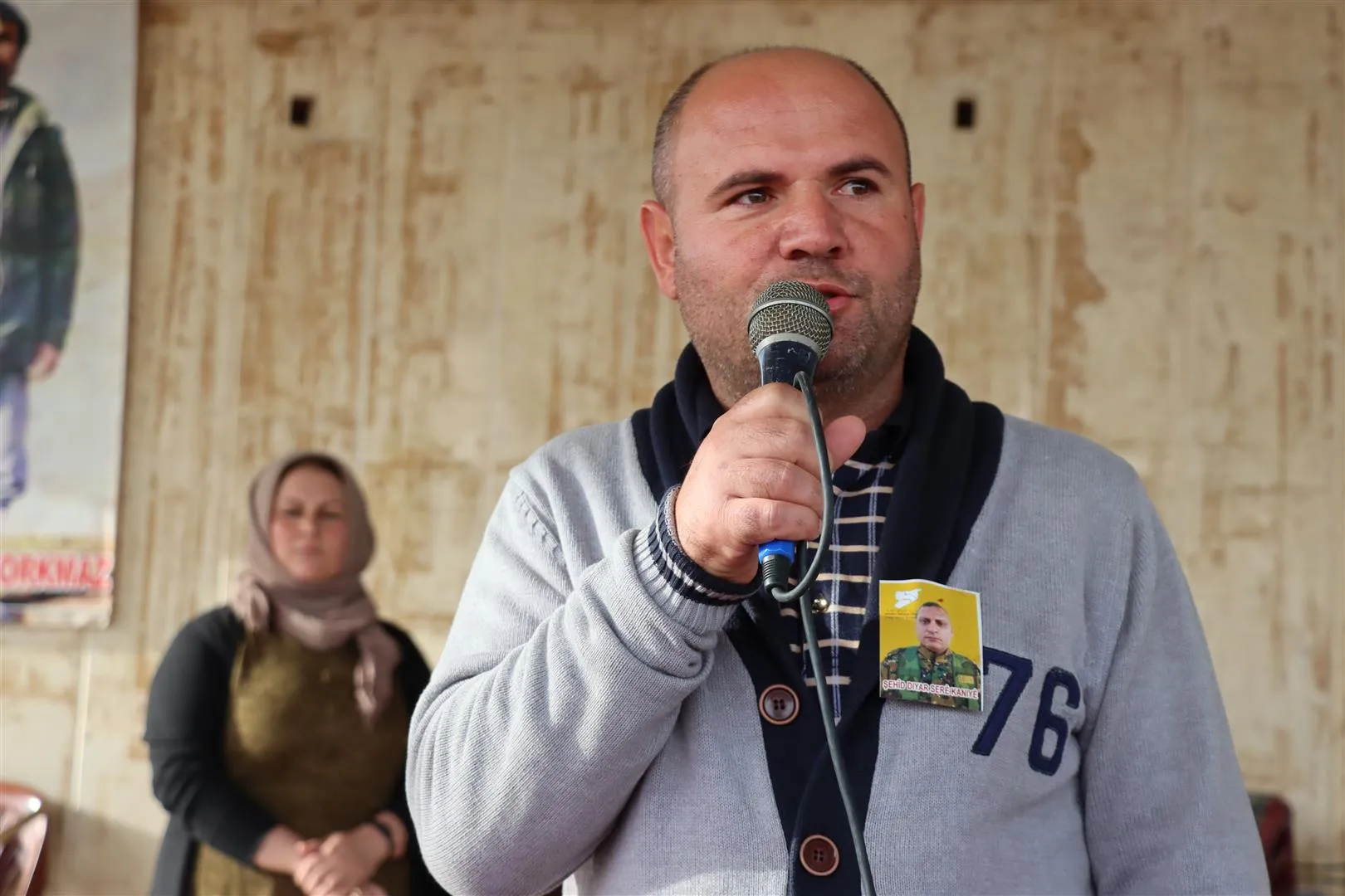 Şêniyên Hesekê cenazeya şehîd Xalid Oso oxir kir