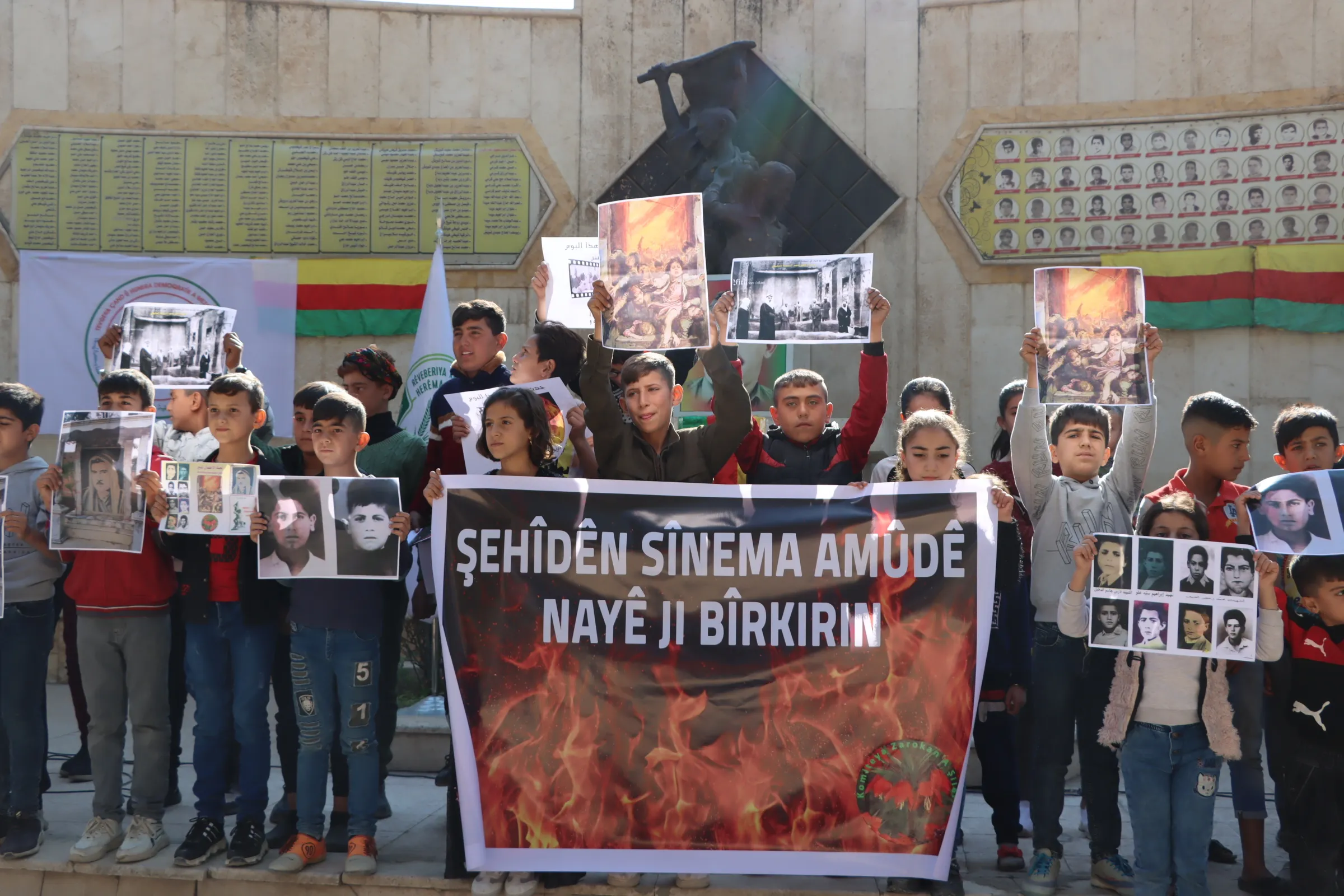 Qurbaniyên Komkujiya Sînemeya Amûdê hatin bibîranîn