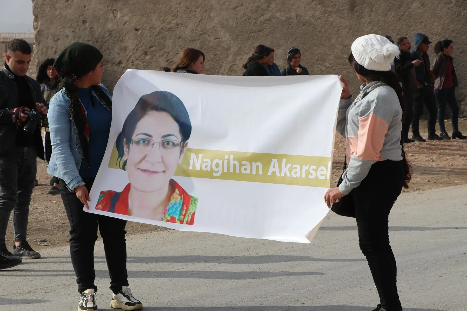 Li Şehbayê xwepêşandana bi diruşma "Jin, Jiyan, Azadî"