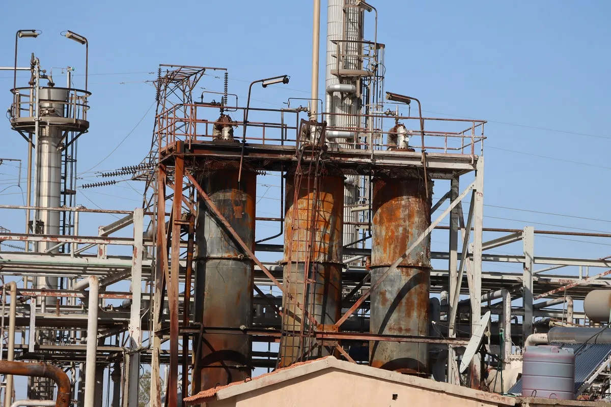 ​​​​​​​Nivîsgeha Enerjiyê ya Herêma Cizîrê 2 tûrbînên gazê xebitandin