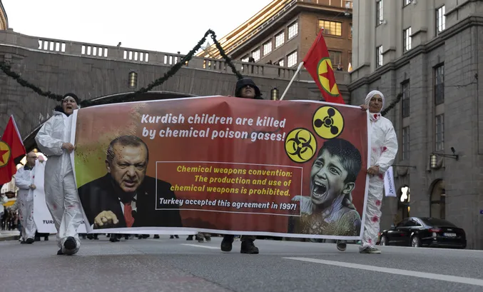 Li Stockholmê Kurdistaniyan êrişên kîmyewî şermezar kirin