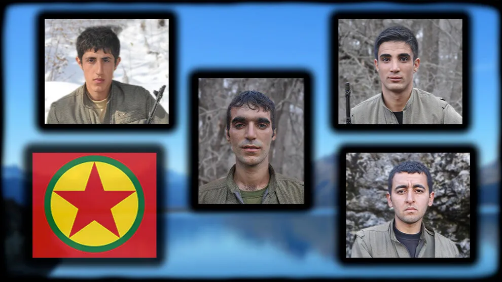 HPG’ê nasnameyên 5 gerîlayên şehîd eşkere kirin
