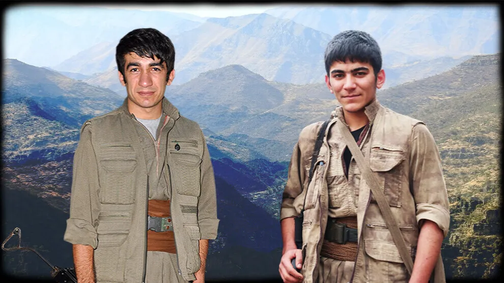 HPG’ê nasnameyên 2 şehîdan ragihandin