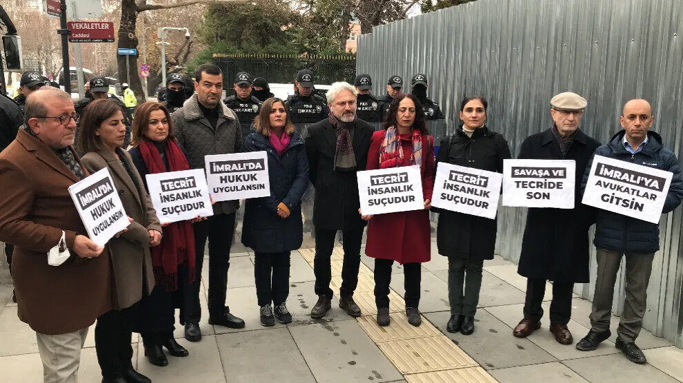 Çalakiya parlamenterên HDP'ê ya li dijî tecrîdê didome