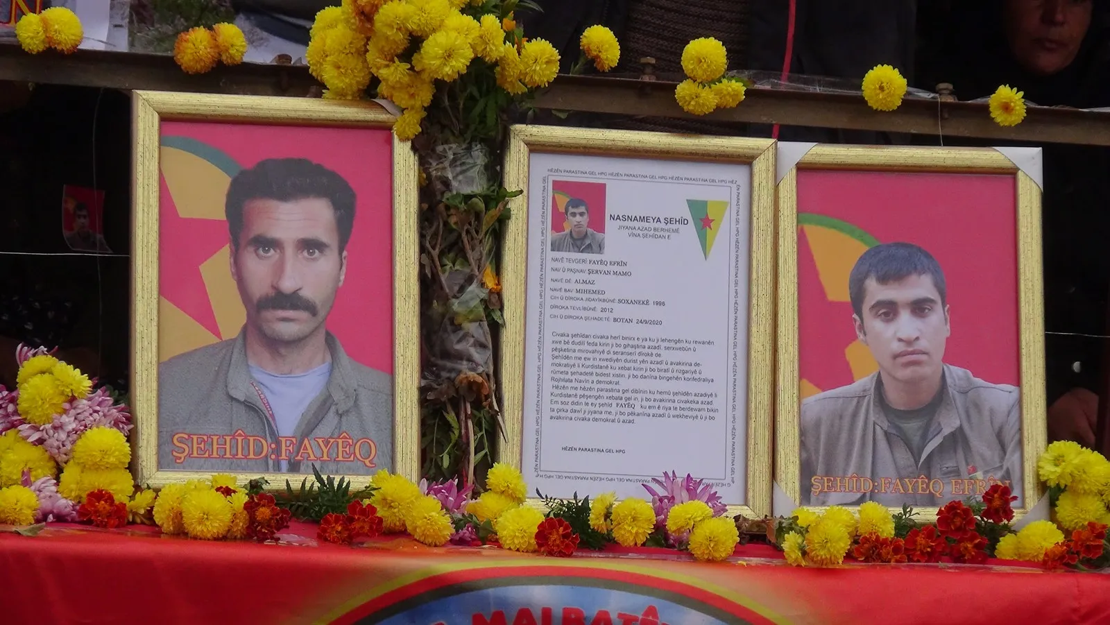 ̛̛̛̛̛̛̛Merasîma sersaxiyê ya şehîd Fayîq Efrîn li Şehbayê li dar ket