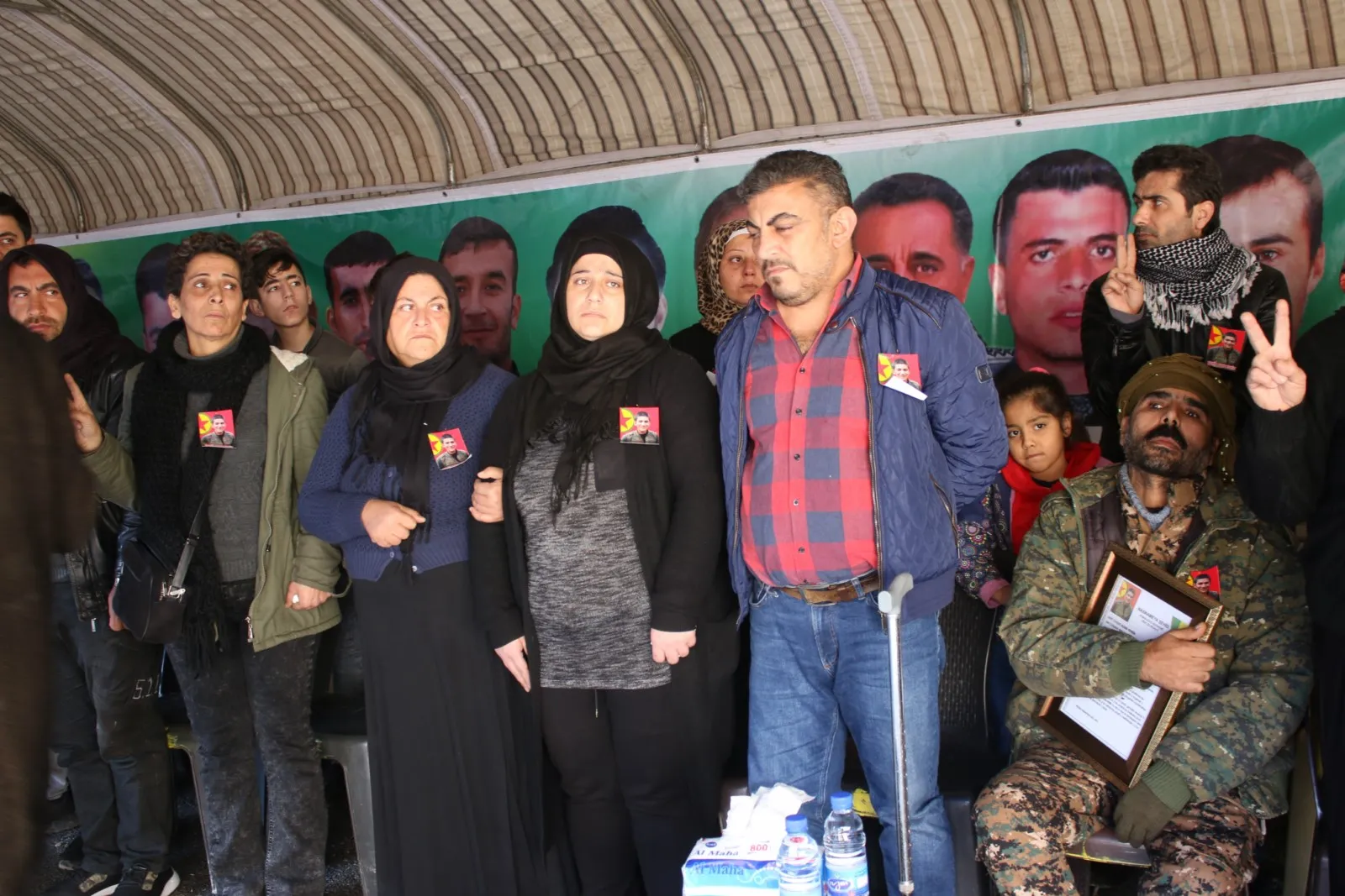 Şêniyên Helebê sersaxî da malbata şehîd Xelîl Gedro