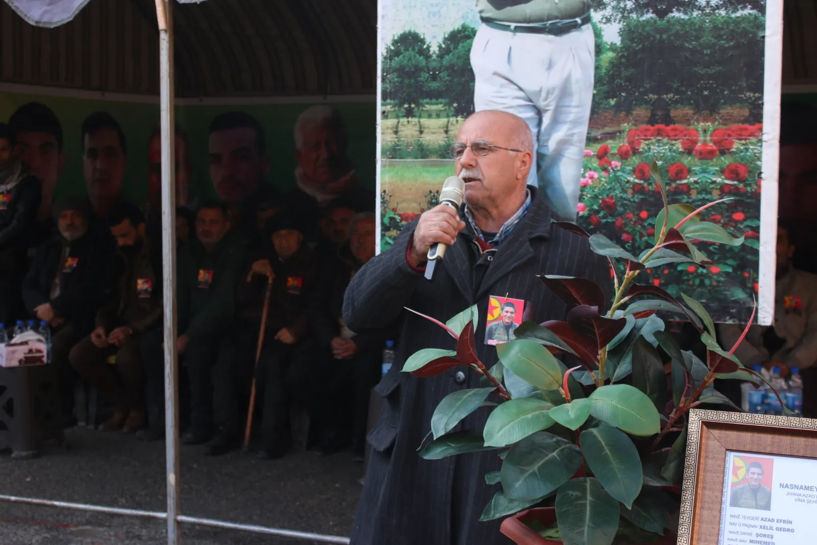 Şêniyên Helebê sersaxî da malbata şehîd Xelîl Gedro