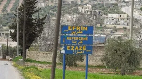 ​​​​​​​Çeteyên dewleta Tirk binpêkirina xwezaya Efrînê didomînin
