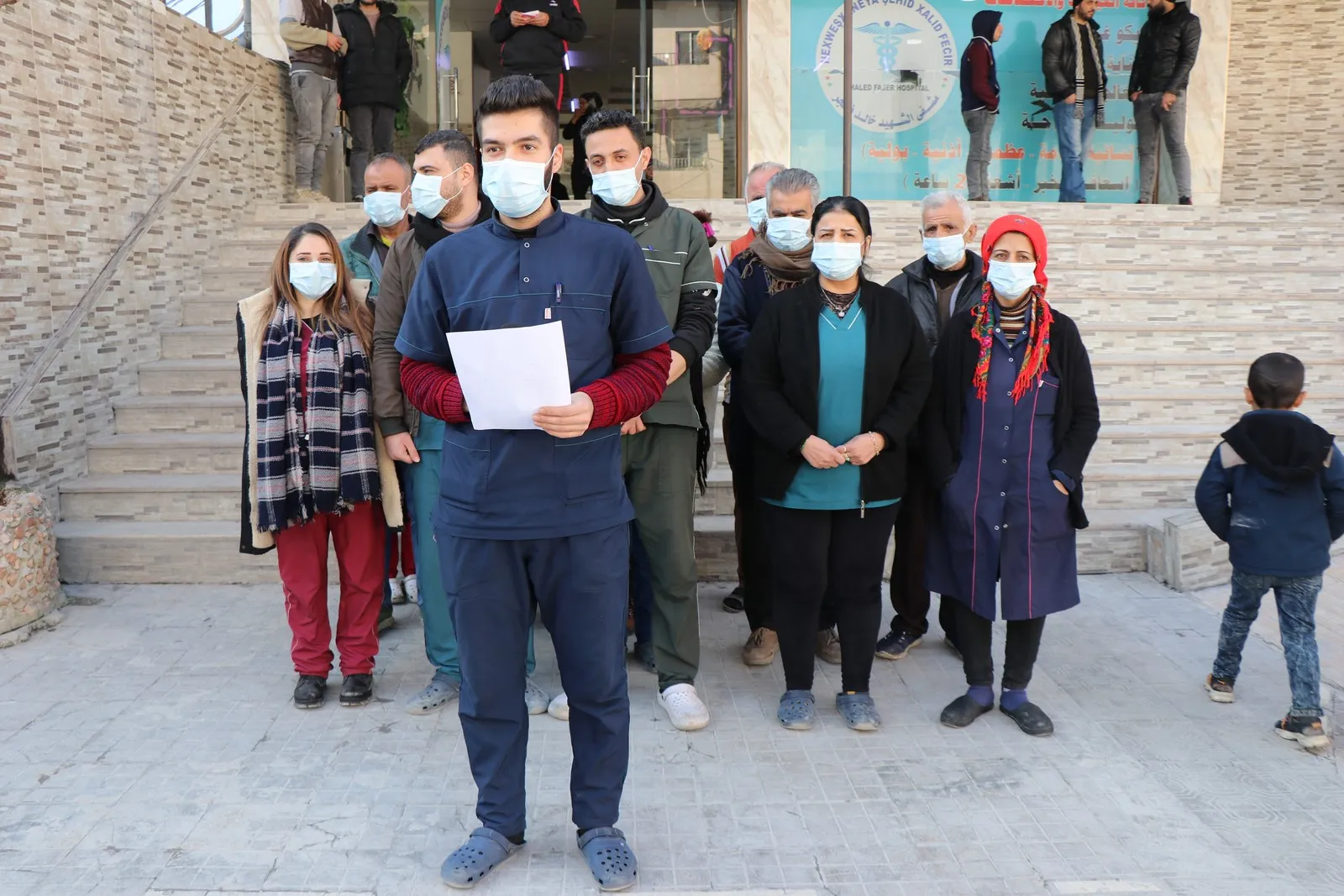 Ji taxa Şêxmqsûd banga lezgîn a bidawîkirina dorpêçê