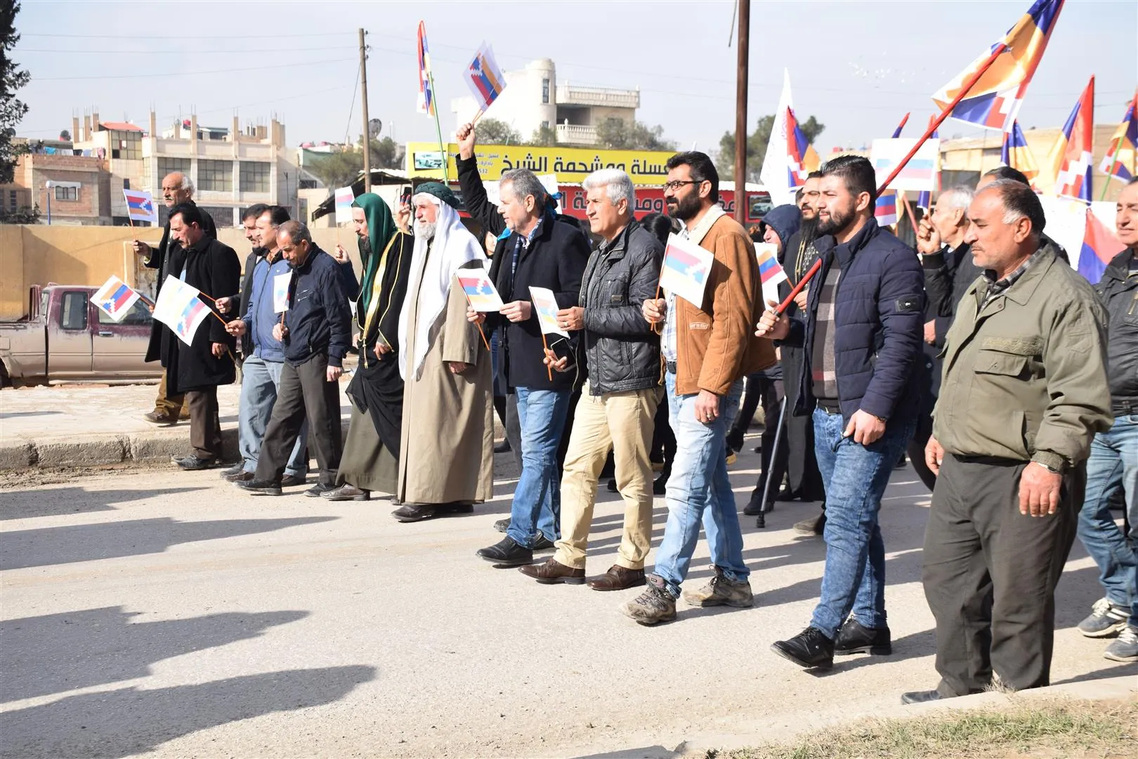 ​​​​​​​Ermenên Hesekê ambargoya li ser Qerebaxê şermezar kir