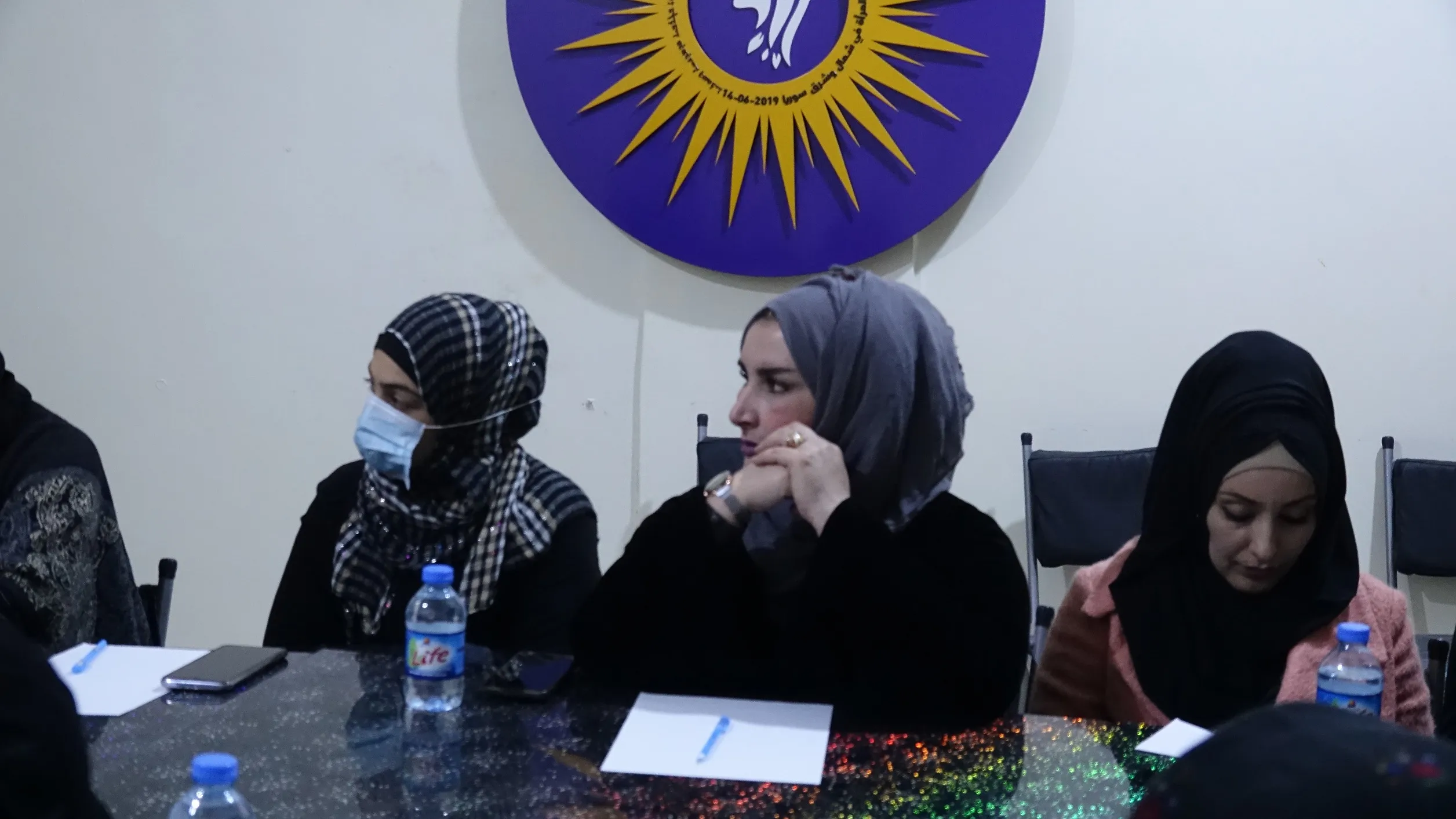 ​​​​​​​Di 2  panelên diyalogê de teqezî bi pêşxistina rola jinan di aliyê siyasî de hat kirin