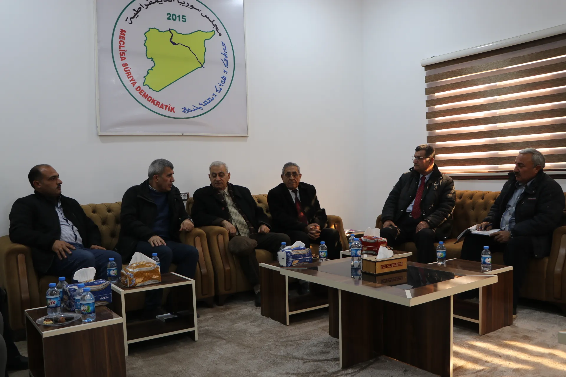 Şandeya Partiya Komûnîst a Hevgirtî ya Sûriyeyê bi MSD`ê re civiya