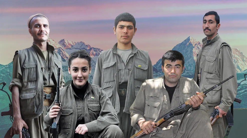 HPG’ê nasnameyên 5 gerîlayên şehîd eşkere kirin
