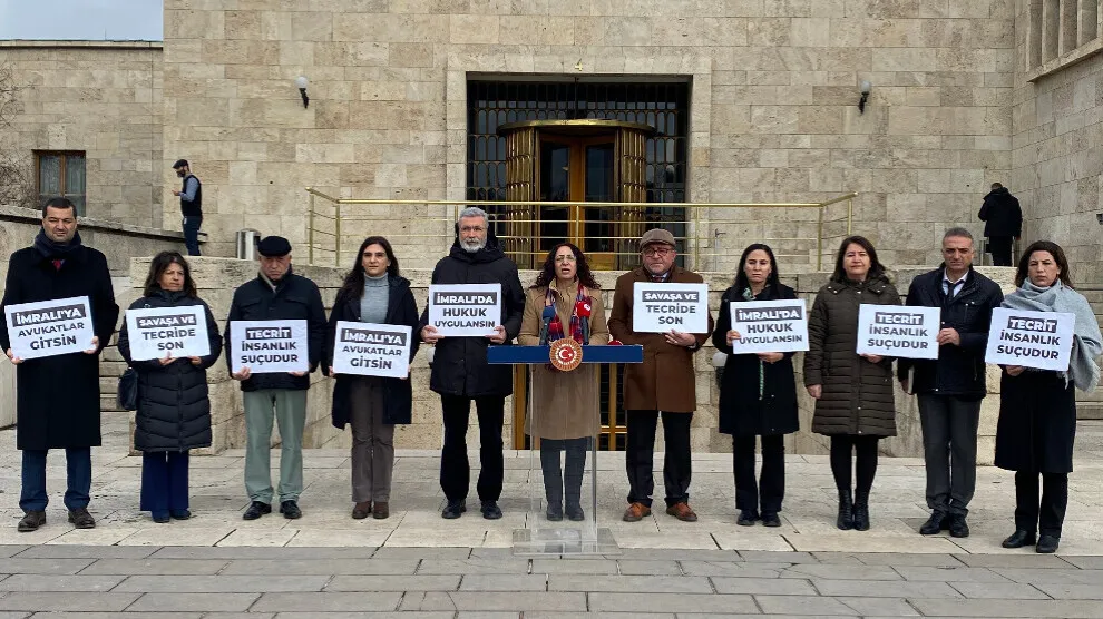 Parlamenterên HDPʹê: Tecrîd sûcê li dijî mirovahiyê ye