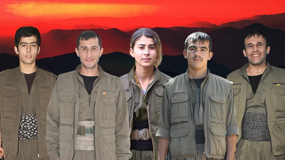 HPG’ê nasnameyên 5 gerîlayên şehîd eşkere kirin