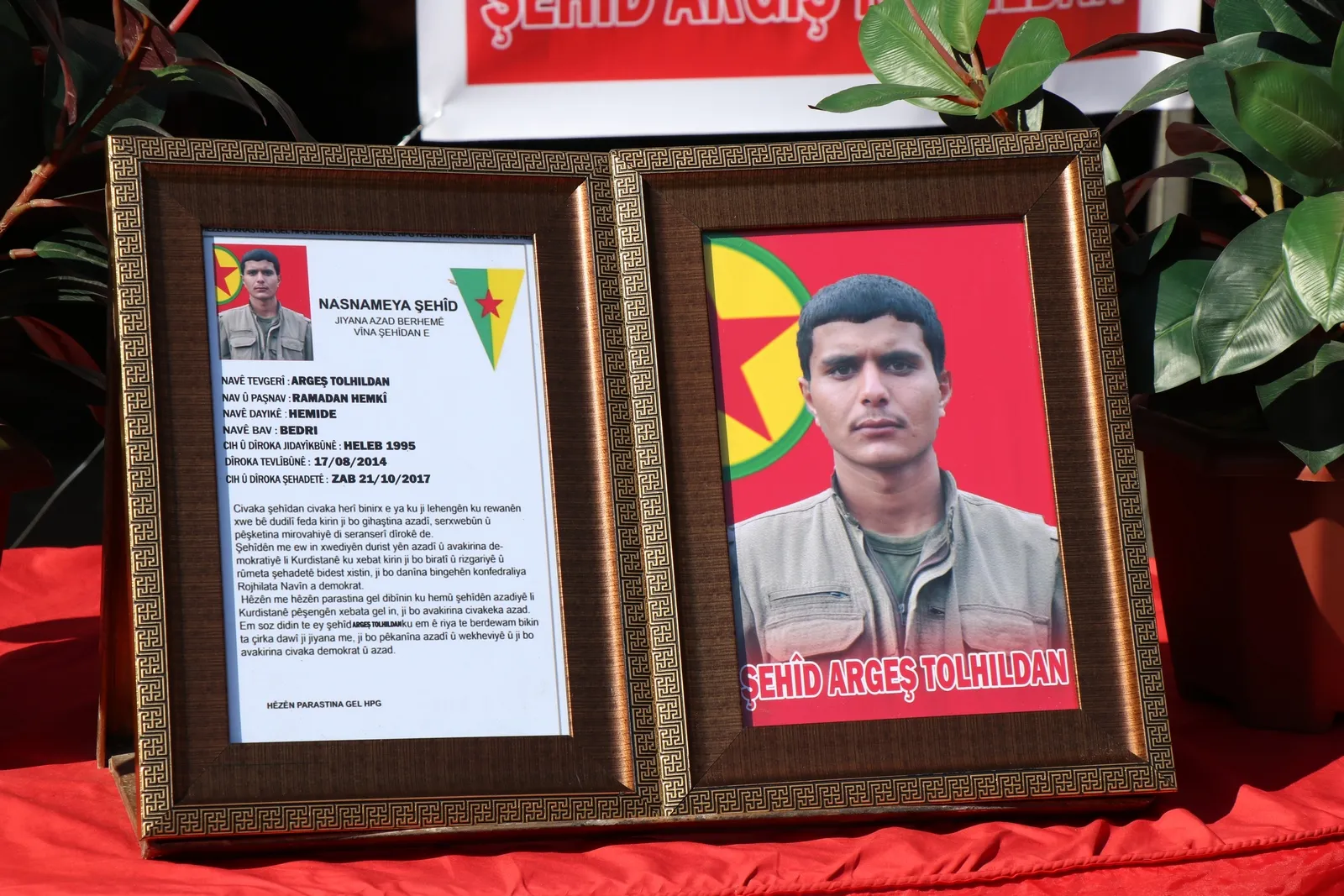 Şehîd Argeş Tolhildan li Helebê hat bibîranîn