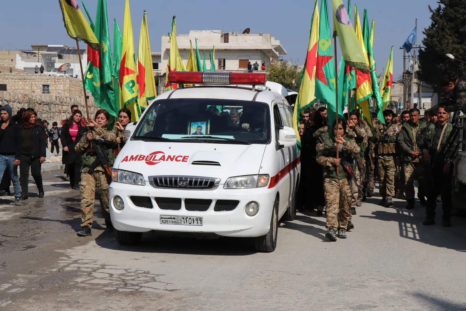Li Helebê merasîma oxirkirina şehîd Hemze Kobanê