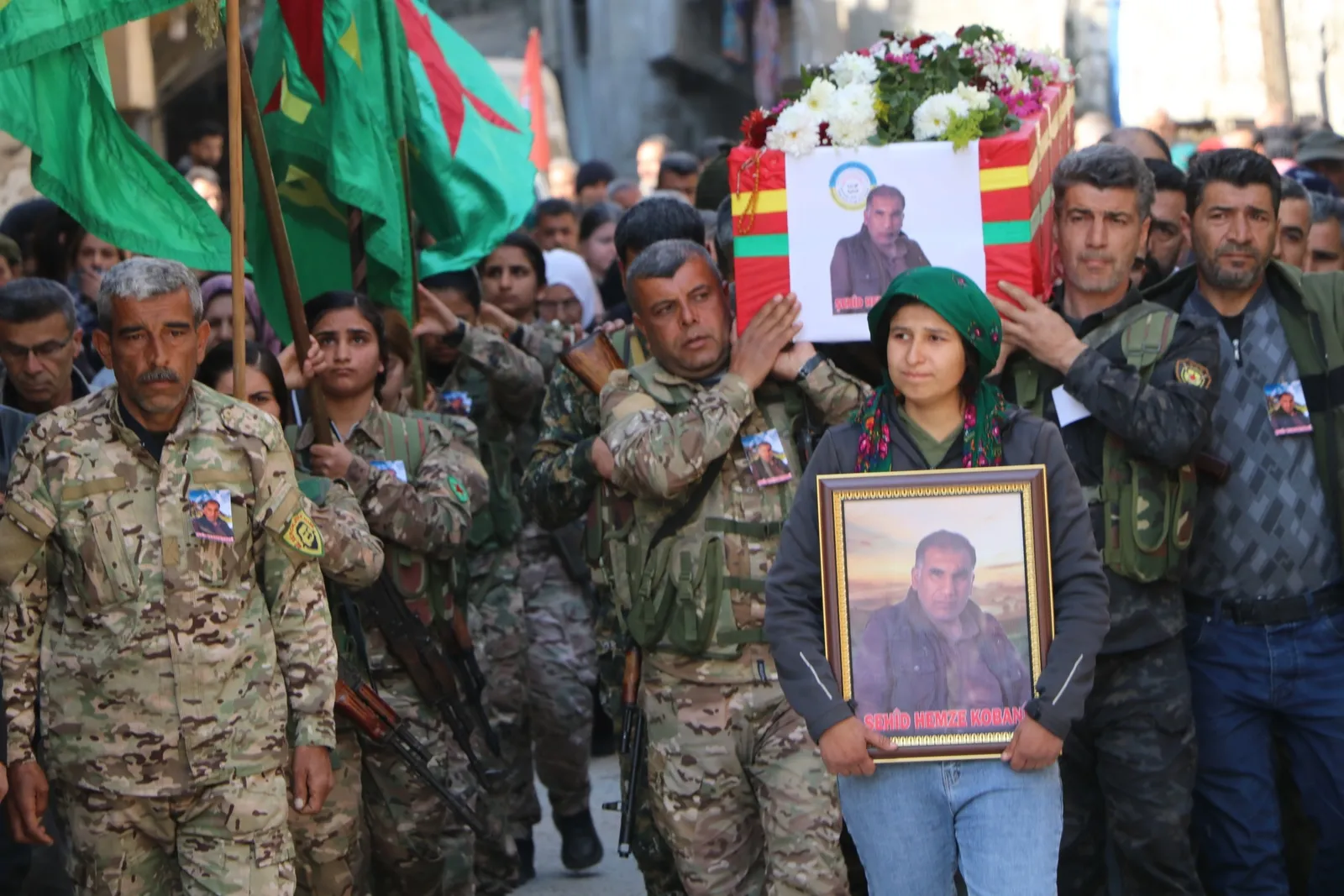Li Helebê merasîma oxirkirina şehîd Hemze Kobanê