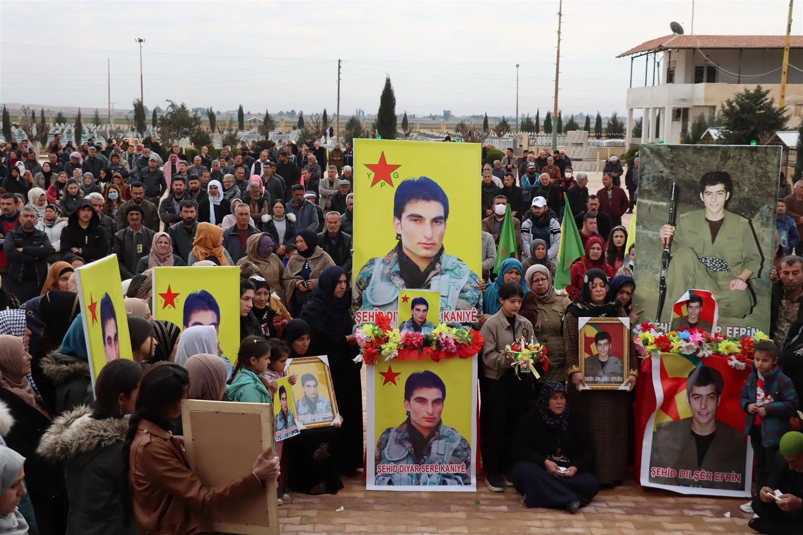 Li Hesekê merasîma xiyabî ya Diyar Serêkaniyê û Dilşêr Efrîn