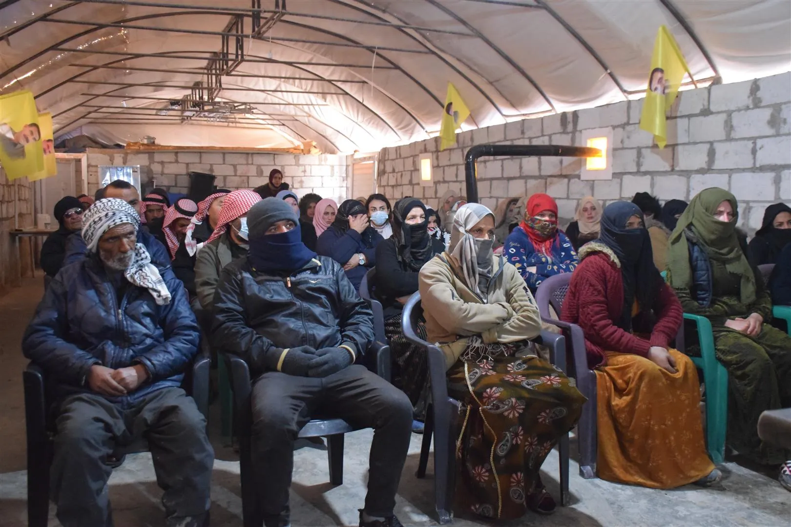 Koçberên Serêkaniyê banga azadiya fîzîkî ya Rêber Ocalan kir