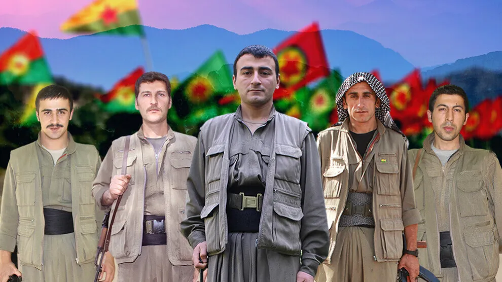 HPG’ê 5 gerîlayên şehîd bi rêzdarî bi bîr anîn