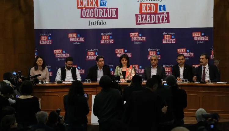 Tifaqa Ked û Azadiyê namzetê serokkomariya Tirkiyeyê dernaxîne
