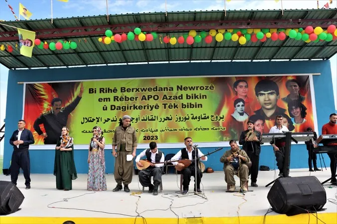 Pîrozbahiyên Newroza Bakûr û Rojhilatê Suriyê bi dirûşmeyên azadiyê bi dawî bûn