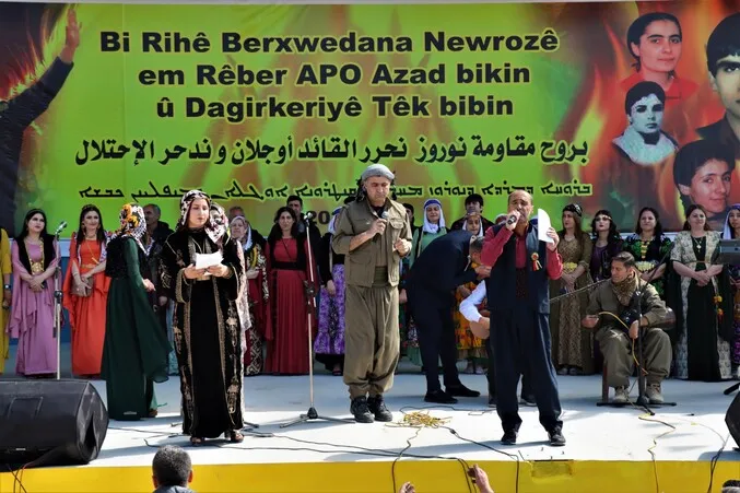 Pîrozbahiyên Newroza Bakûr û Rojhilatê Suriyê bi dirûşmeyên azadiyê bi dawî bûn