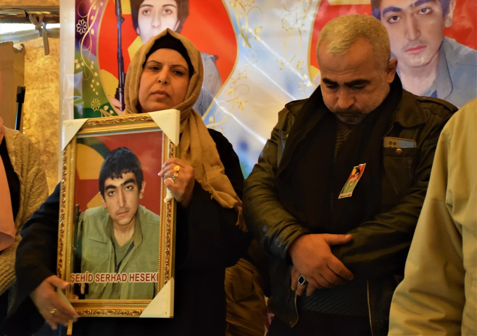Ji bo şehîd Raperîn Amed û Serhed Hesekê merasîmek hat lidarxistin