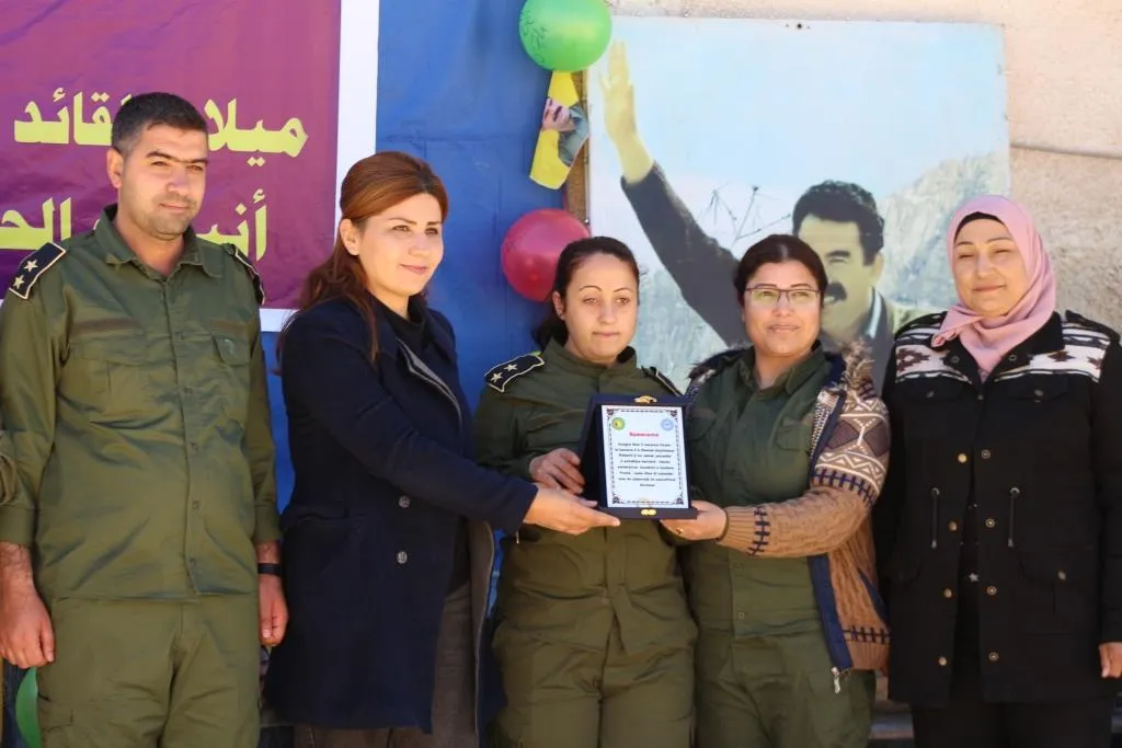 Li Kobanê rojbûna Rêber Abdullah Ocalan hat pîrozkirin