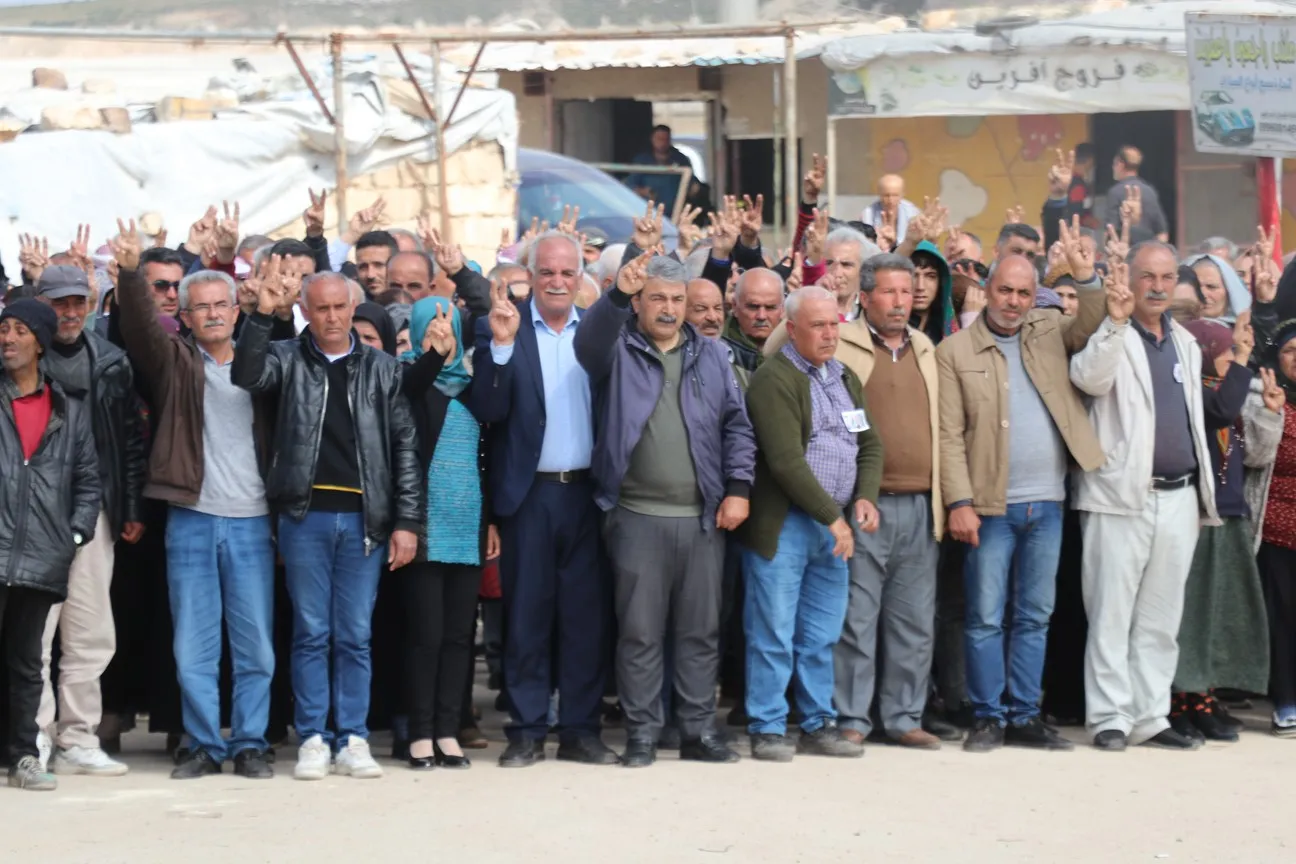 ​​​​​​​Li Şehbayê merasîma sersaxiyê ji bo şehîdên komkujiya Cindirêsê