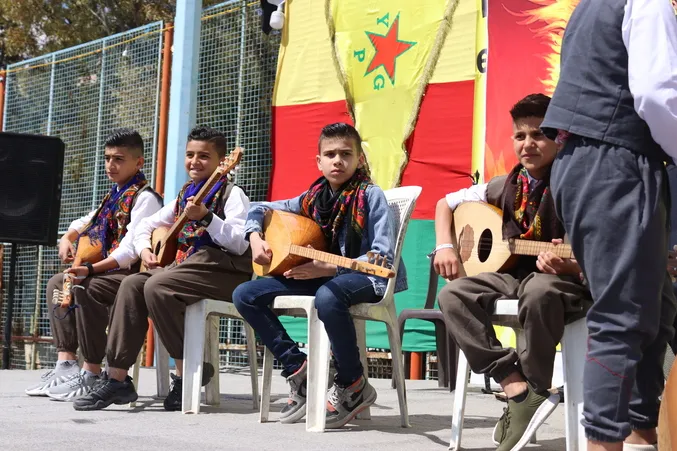 Kurd û dostên wan li Şamê Newroz pîroz kir