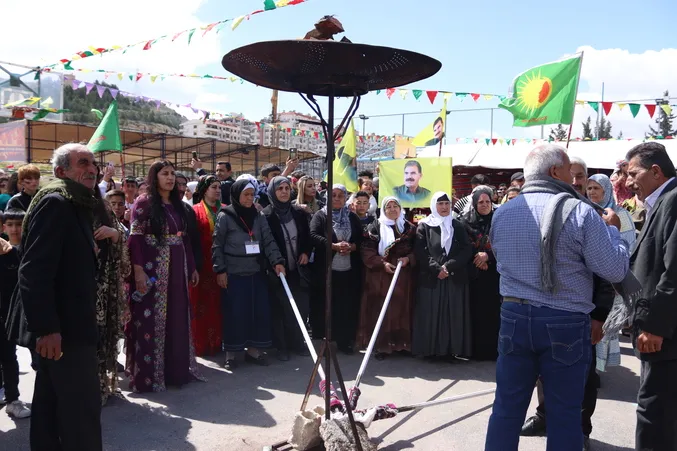 Kurd û dostên wan li Şamê Newroz pîroz kir