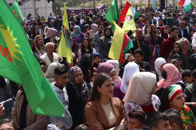 Kurd û dostên wan li Şamê Newroz pîroz kir